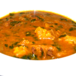 OGBONO SOUP WITH ASSORTED MEATS (CONTAINS FISH & CRUSTACEANS)